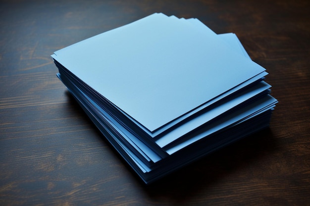Confezione di fogli di carta a tonalità blu con spazio per le copie