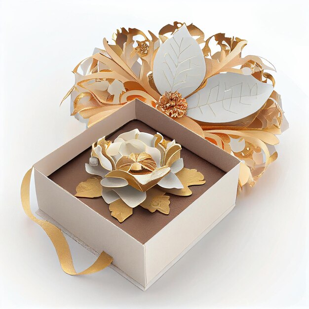 Confezione regalo di lusso con ornamenti