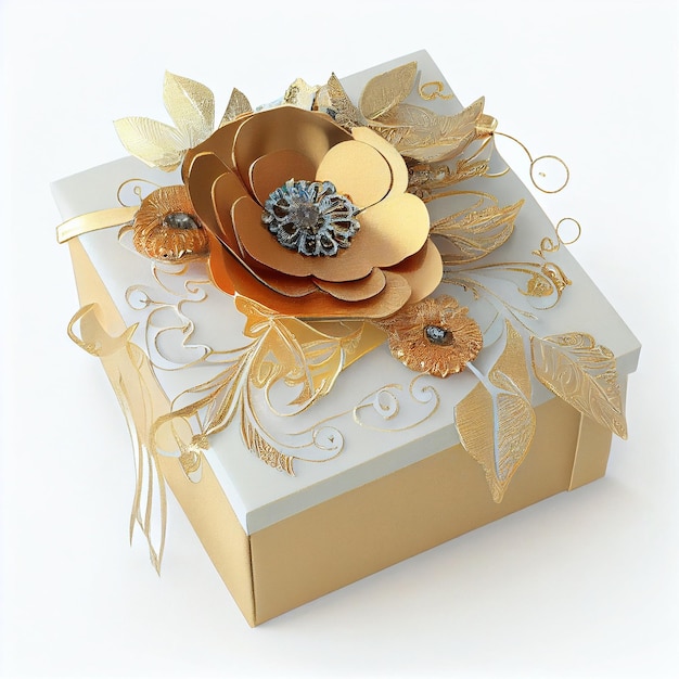 Confezione regalo di lusso con ornamenti