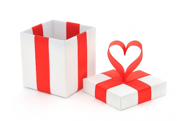 Confezione regalo e cuore