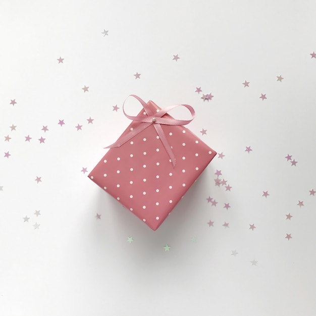 confezione regalo regalo scatola rosa