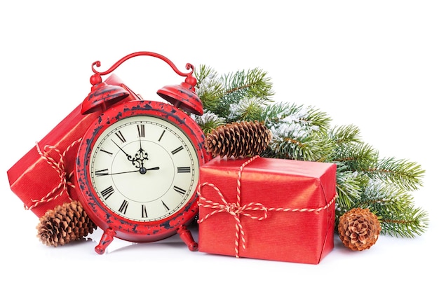 Confezioni regalo di Natale e orologio