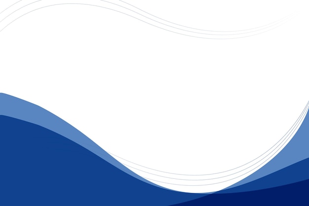 Confine blu curvo sfondo trasparente png per attività aziendali