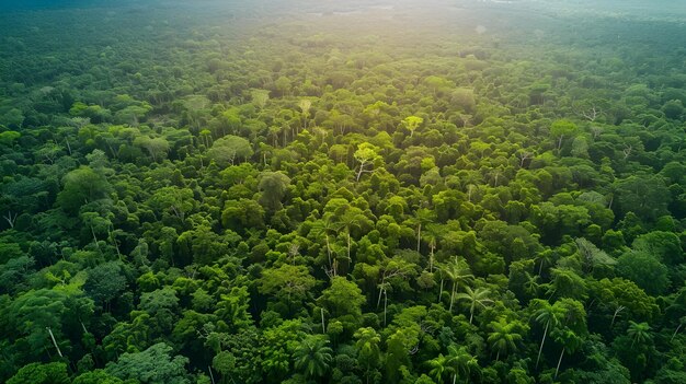 Confine della deforestazione Una drammatica vista aerea della natura che incontra l'intervento umano