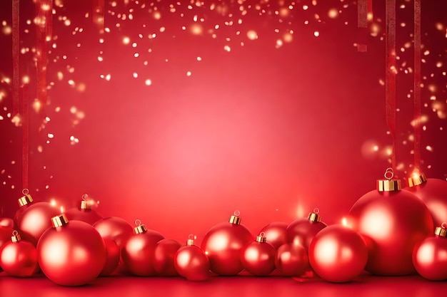 Confine di sfondo per la celebrazione del nuovo anno con sfondo di colore chiaro rosso arrugginito realistico