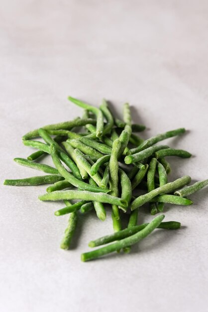 Congelati Fagiolini Verdure Sano Cibo Vegano Verticale