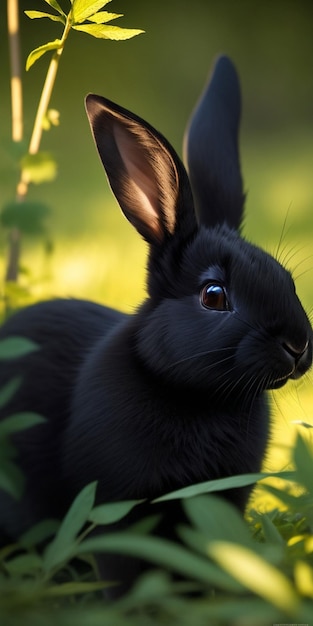 Coniglio nella foto della natura