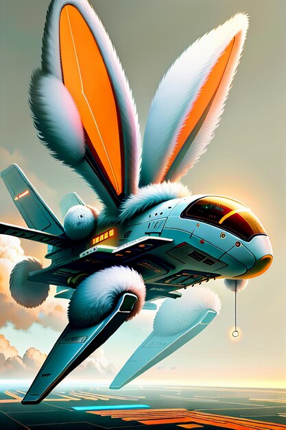 Coniglio Tecnologia Veicolo aereo dell'esercito Coniglio Soldato Aereo volante Fantascienza Elicottero