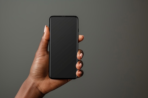 ConnectedEmpowered_AfricanAmericanWoman_CellphoneMockup