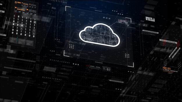 Connessione alla rete dati digitale HUD e cloud computing