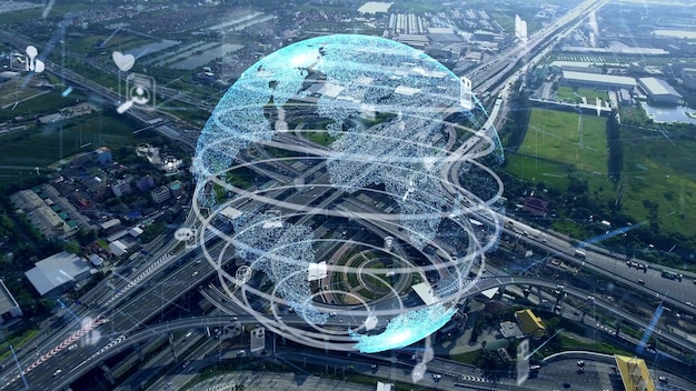 Connessione globale e modernizzazione della rete internet in smart city