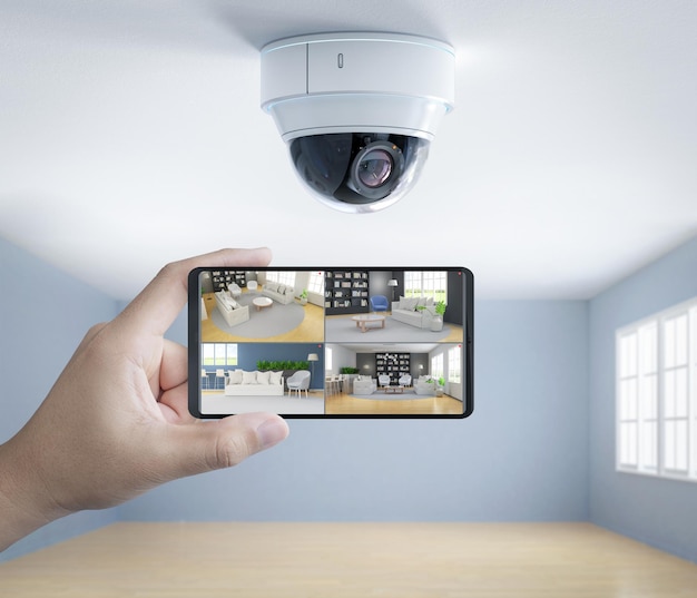 Connessione mobile con telecamera di sicurezza domestica