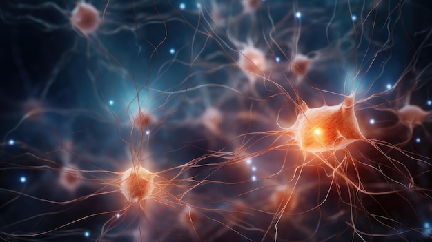 connessioni neurali nel cervello e intelligenza artificiale