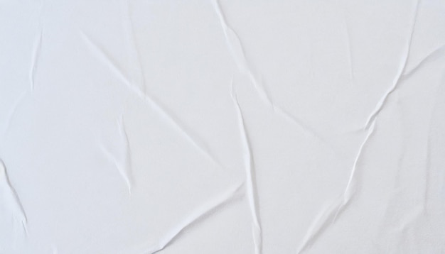 consistenza di carta bianca rugosa
