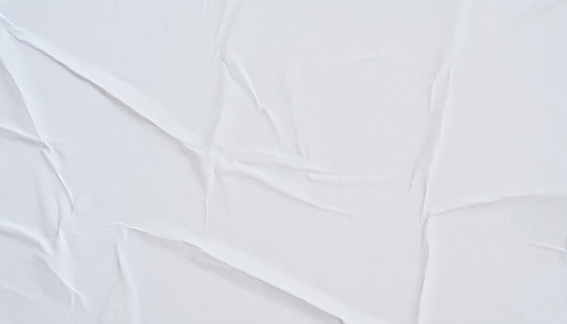 consistenza di carta bianca rugosa