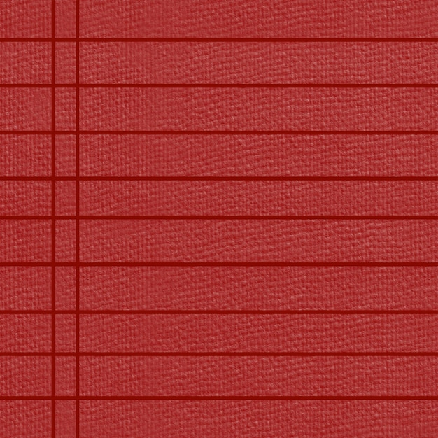 consistenza di carta per quaderni rossi