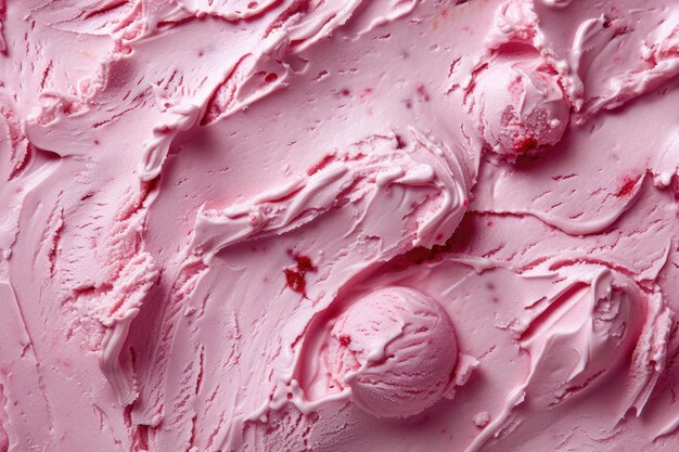 consistenza di gelato di fragole fatto in casa