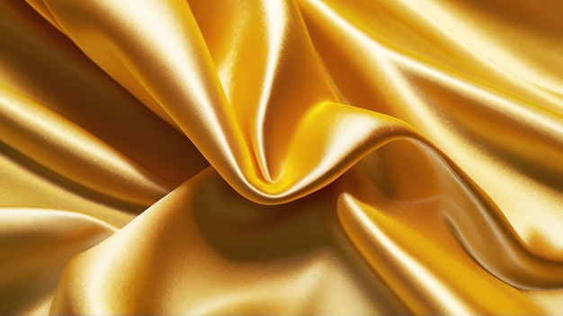 consistenza metallica tessuto satinato colore oro giallo