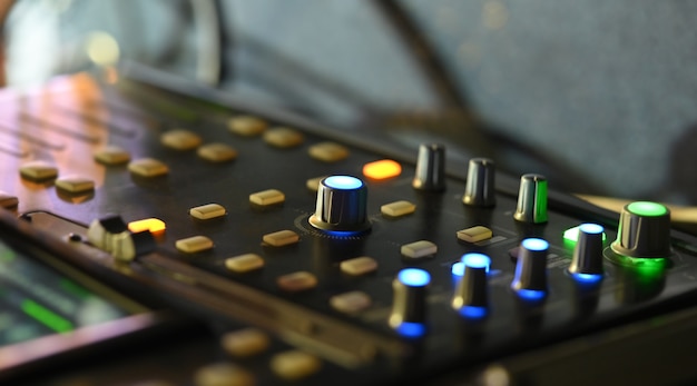 Console del mixer audio audio