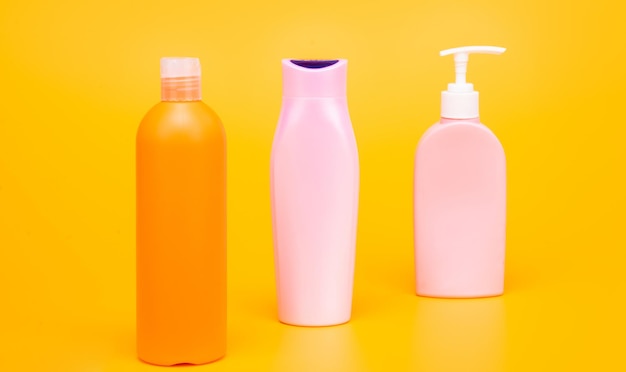 Contenitori in plastica liquida per shampoo e prodotti cosmetici per il bagno e flaconi da toilette