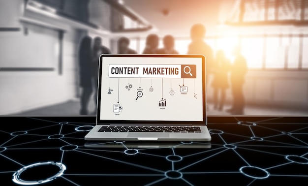 Content marketing per affari online ed e-commerce di tendenza