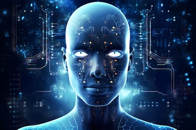 contesto astratto dell'intelligenza artificiale il futuro dell'intelligenza artificiale ai generativa