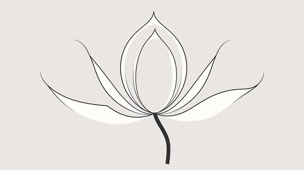 Contorno di fiore di tulipano convertibile in SVG