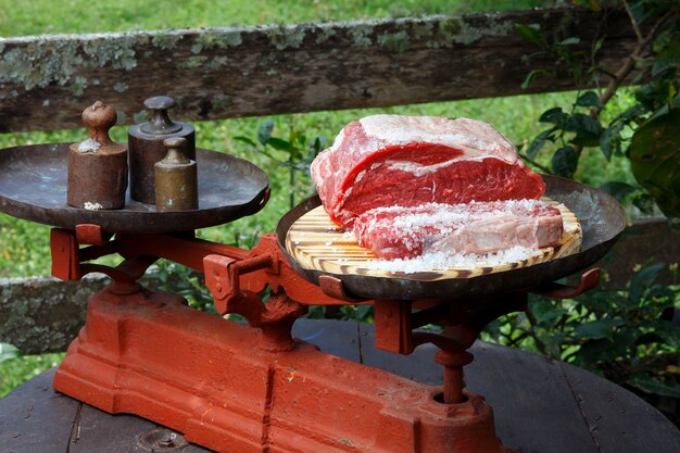 contro la bistecca cruda