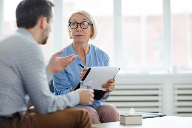 Conversazione con il paziente