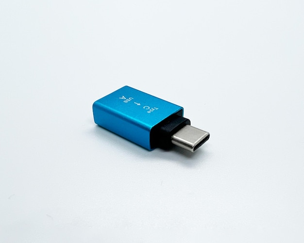 Convertitore da cavo USB a tipo C vista laterale