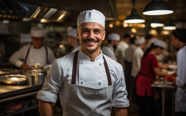 Cooking Riflessione della passione per la cucina nei ritratti