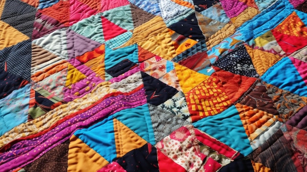 Coperta di patchwork di quilting