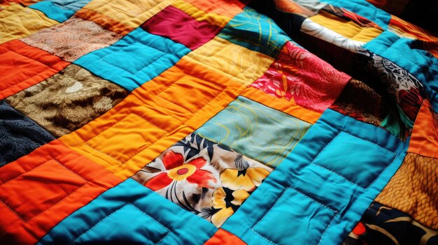 Coperta di patchwork di quilting