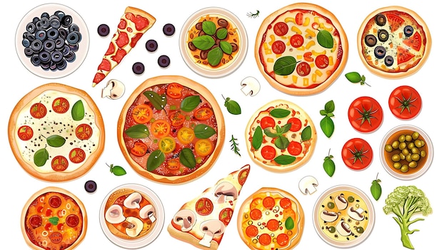 Coperture e ingredienti per la pizza