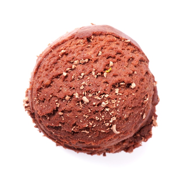 Coppa di gelato al cioccolato