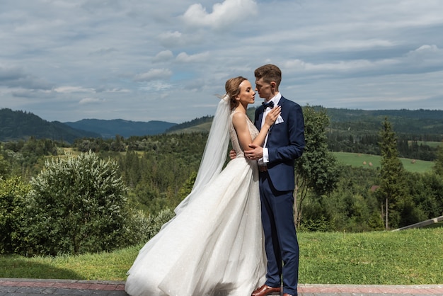 Coppia felice Foto del matrimonio Coppia innamorata