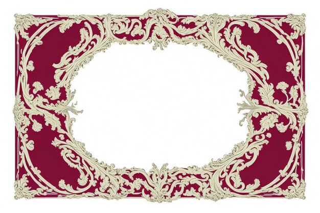 cornice decorativa ornamentale classica di vettore