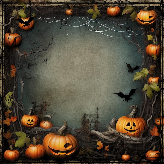 cornice del bordo di halloween