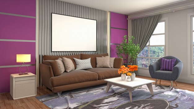 Cornice del poster illustrativo sullo sfondo interno