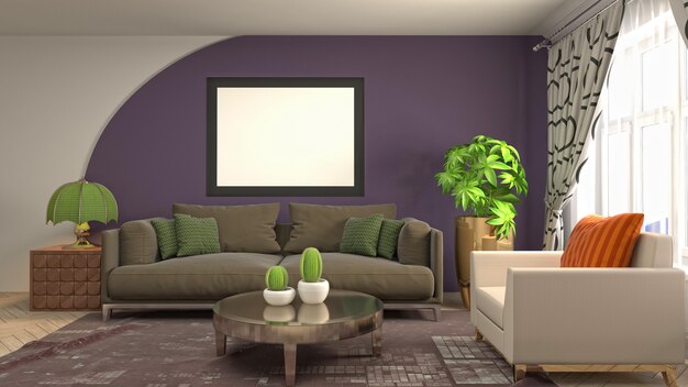 Cornice del poster illustrativo sullo sfondo interno