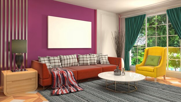 Cornice del poster illustrativo sullo sfondo interno