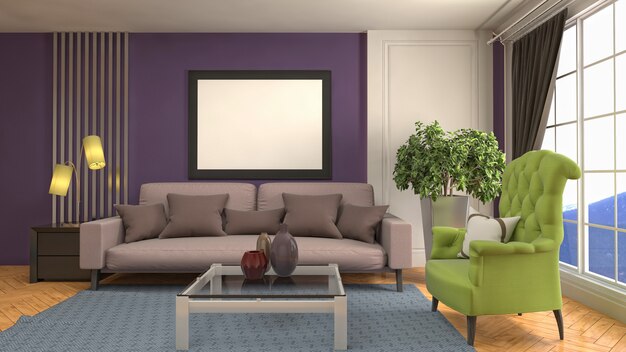 Cornice del poster illustrativo sullo sfondo interno