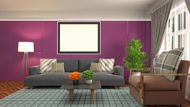 Cornice del poster illustrativo sullo sfondo interno