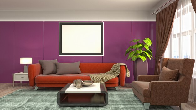 Cornice del poster illustrativo sullo sfondo interno
