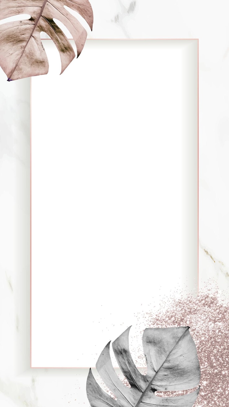 Foto cornice in marmo png con foglia di lusso e luccioli rosa