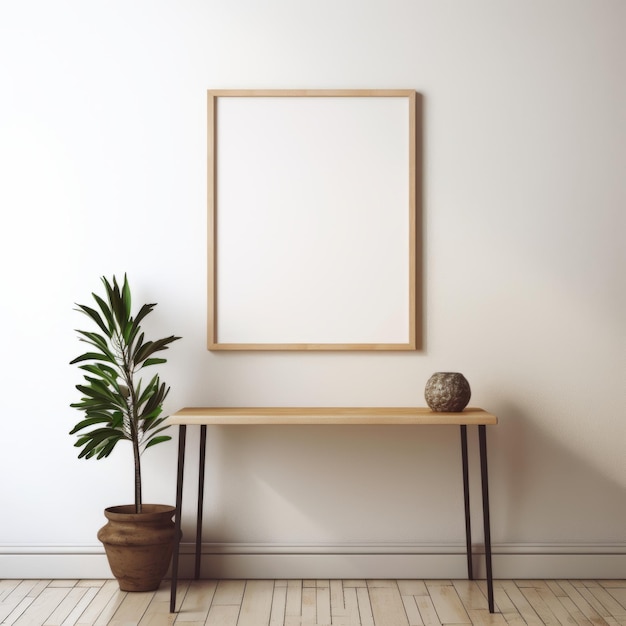Cornice minimalista per ritratti da tavolino per eleganti decorazioni da parete