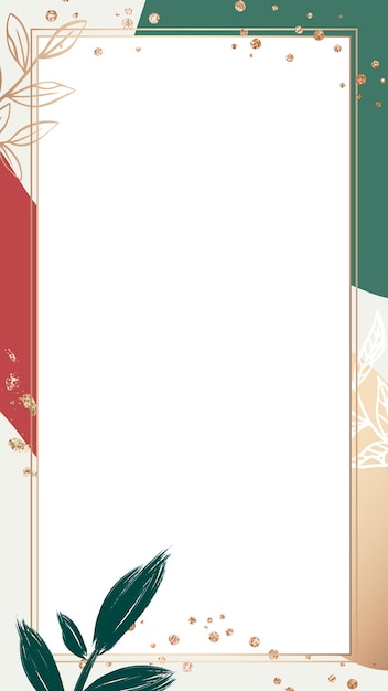 Cornice natalizia png sfondo botanico trasparente