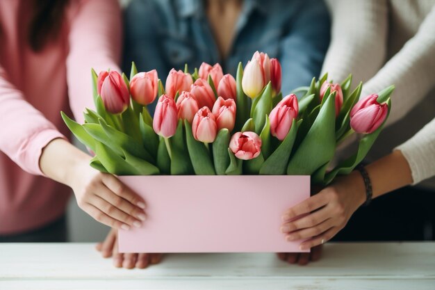 Cornice rosa primavera