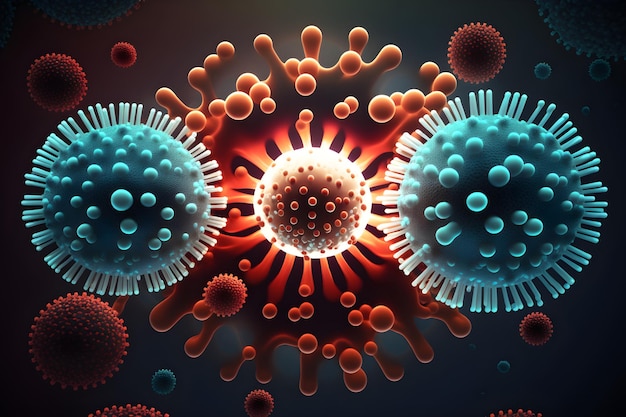 Corona virus influenzale molecola generativa Ai