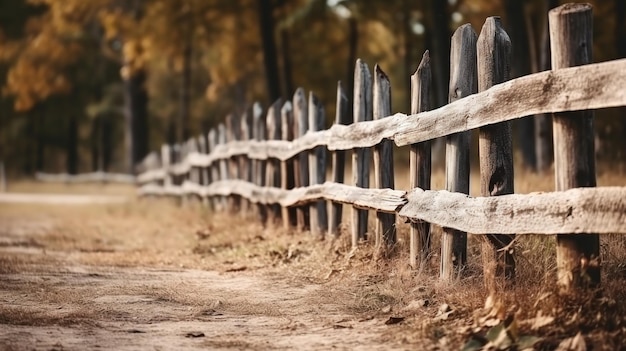 Corral di recinzione in legno per il bestiame generativo ai